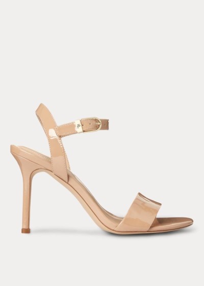 Women's Ralph Lauren Gwen Patent Leather Sandals | 036852HCF